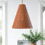 Indio Single Light Rattan Dimmable Pendant