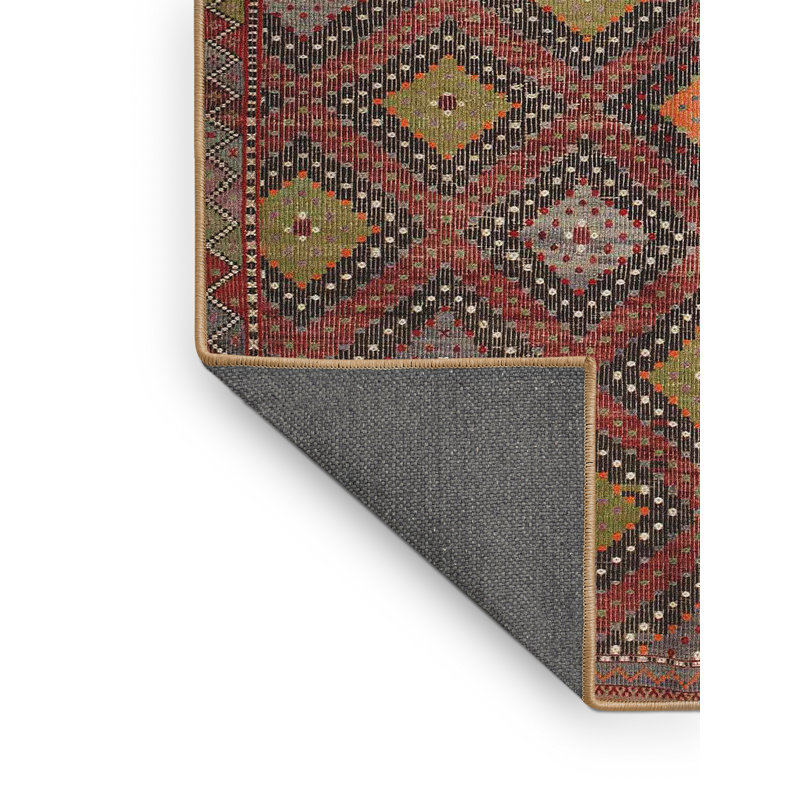 Tapis brun Southwestern, Rectangle 5 pi x 7 pi