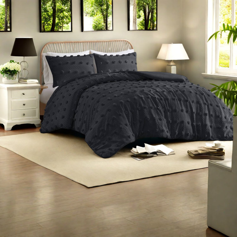 Ensembles de literie de qualité supérieure, grand jacquard en polyester pour la maison moderne