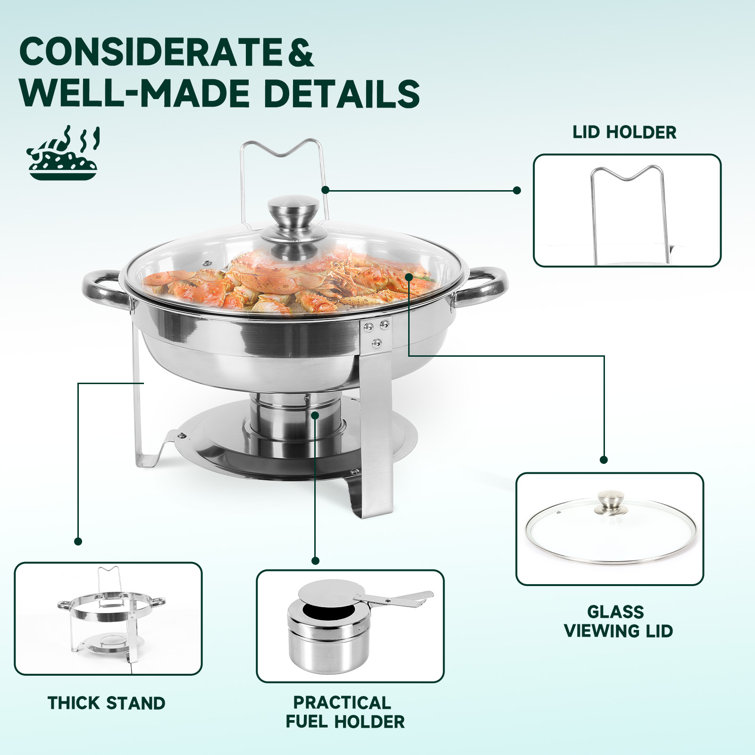 https://assets.wfcdn.com/im/88874549/resize-h755-w755%5Ecompr-r85/2562/256233584/Flodin+5QT+Chafing+Dish+Buffet+Set+4+Pack+with+Glass+Lid%2C+Round+Stainless+Steel+Chafer+for+Catering.jpg