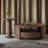 Modern Farmhouse Round Coffee Table Set of 2 - Solid Wood Nesting Tables with Hidden Storage, Expandable Rustic Chic Living Room Décor