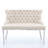45.6”velvet Upholstered 2-seat Armless Loveseat-55121969-55121968