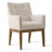 6-Piece Tweed Upholstered Solid Wood Dining Chair Set-1429808795