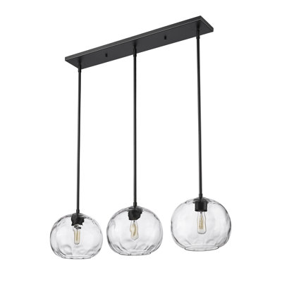 Lustre linéaire moderne à 3 lumières à intensité variable Jemnice