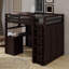 Lit mezzanine double avec tiroirs, bureau et garde-robe-1514816453
