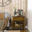 Vintage Coffee Table with Drawer and Open Shelf