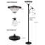 Lampe sur pied de 71 po de hauteur pour salon, lampe sur pied avec lampe de lecture pour bureau de chambre à coucher, ampoule incluse