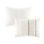 Housse de couette multicolore 100% coton avec chenille - pour le charme, la fermeture à boutons, la literie à motifs géométriques double / grand, insert sécuritaire, agréable-118740151-118740152