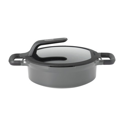 Gem Non-Stick Aluminum Saute Pan with Lid