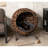 Woven Banana Leaf Kitten House With Soft Cushion, Elevated Cat Bed For Air Circulation, Brown And Metal Tripod Indoor Pets Hand-woven Comfort, Recommended Cats Under 11 Pounds, Color Support