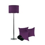 61'' Brushed Nickel Traditional Floor Lamp