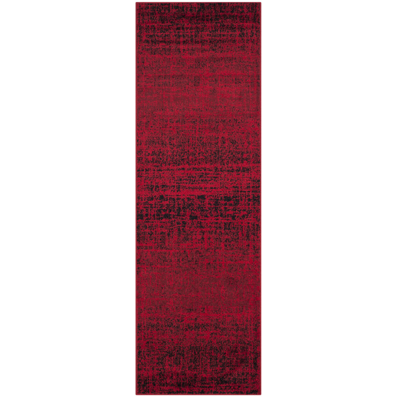Riebe Abstract Area Rug, Runner 2'6" x 6'