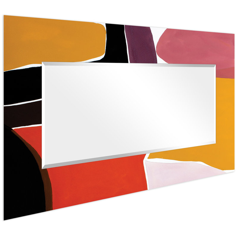 Shanay Glass Flat Mirror, 72" x 36"