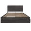Lit plateforme simple avec rangement Bridwell