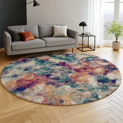 Premium Machine Washable Mayfield AMF2203 abstract Rug