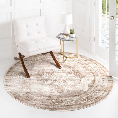 Coblitz Oriental Brown/Beige/Ivory Area Rug