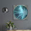 Ivy Bronx «Cracked Glass Blue» par IMB, art mural en métal-1056262827