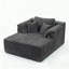 Chaise longue, canapé-lit rembourré en velours côtelé surdimensionné pour un siège profond et confortable, idéal pour les salons et les coins de lecture, aucun assemblage requis