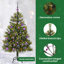 Artificial Hinged Christmas Tree with Cones-334923950-334923955