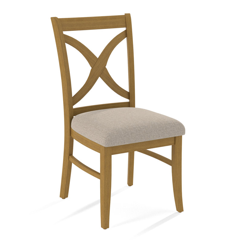 Chaise d'appoint Hues, Performance Crypton coquille d'œuf; 0884-93, Finition miel