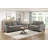 Classic Comfort Sofa Durable Chenille Upholstery Rolled Arms