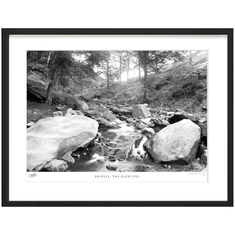 Shipley, The Glen 1921 by Francis Frith - Single Picture Frame Print, 60cm H x 80cm W x 2.3cm D