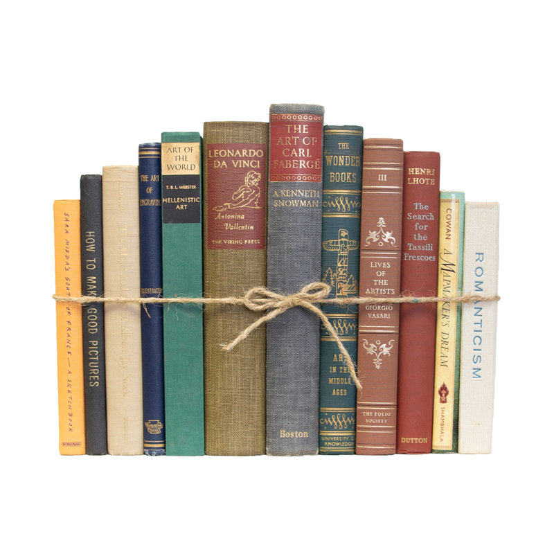 Decorative Books - Vintage Art Book Bundle - 1 Foot of Subject Books