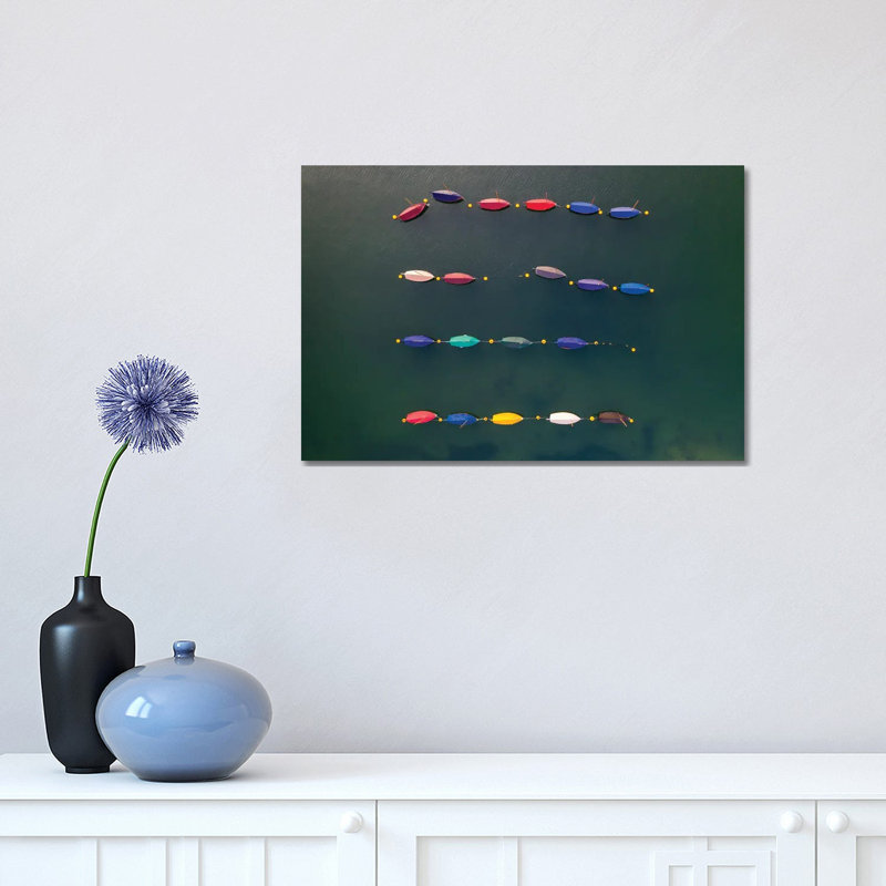 The Little Boats by Adam Burton - Wrapped Canvas Print, 30.48 cm H x 45.72 cm W