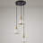 Kennesaw 3 - Light Brass Kitchen Island Pendant