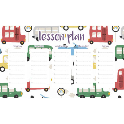 Magnetic Lesson Plan Colorful Cars