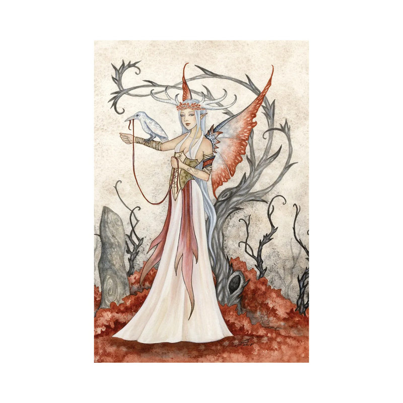 «The Seeress» par Amy Brown - impression, H 60 po x l 40po x P 1,5 po