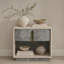 Pavira 1-Drawer Nightstand With LED Lights - Stone