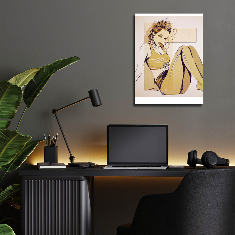 " Yoga Break " Print, 16" H x 12" W x 0.13" D