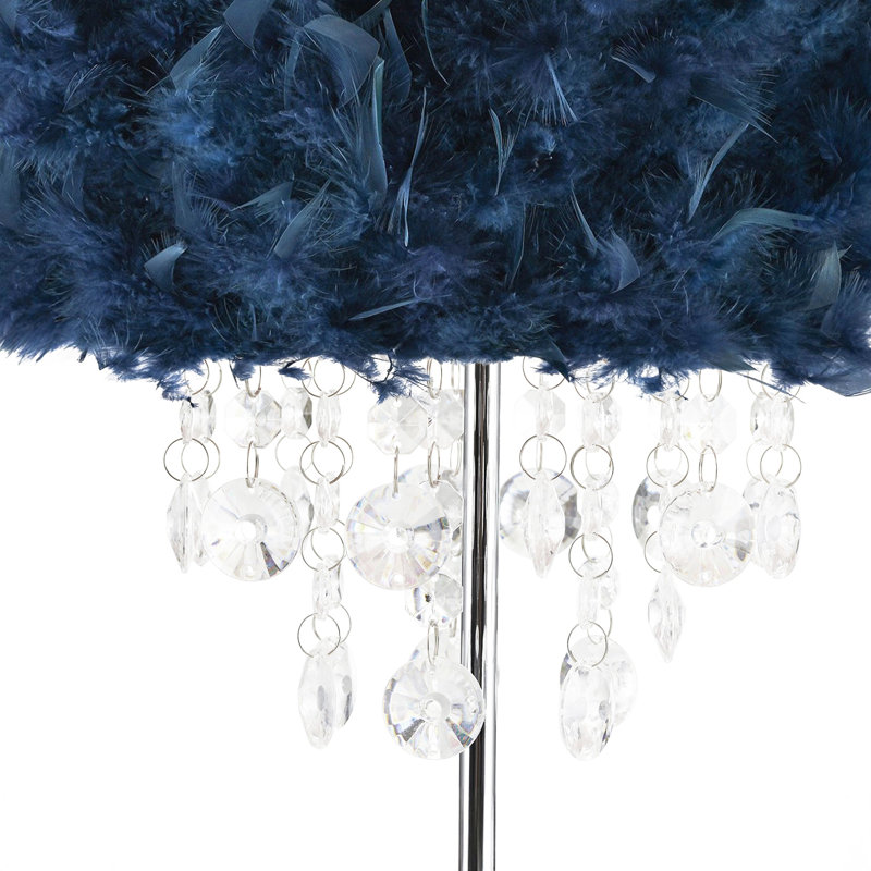Metal Table Lamp, Navy