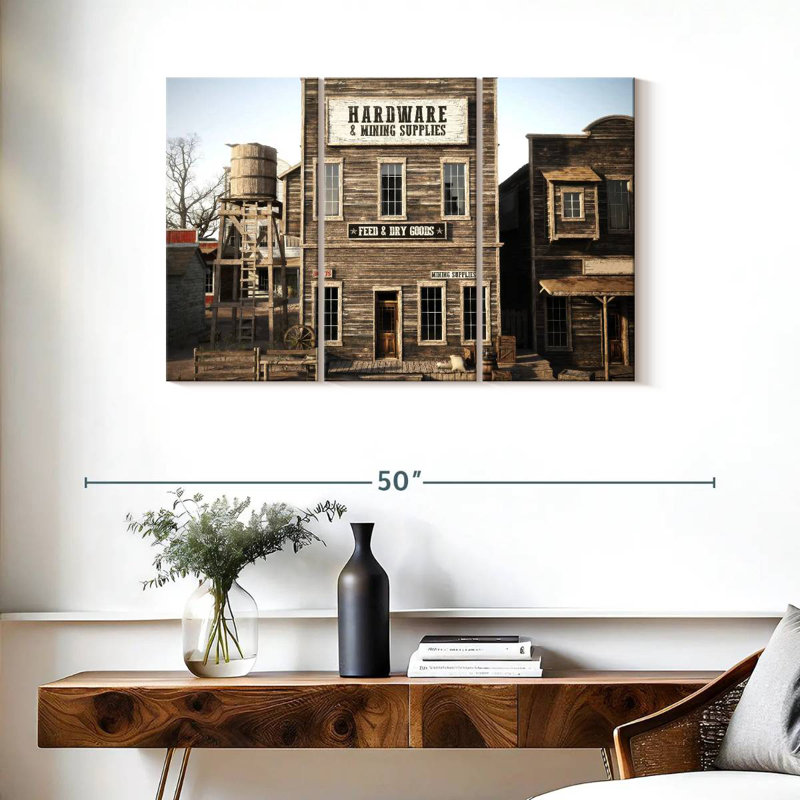 Lelar Western Hardware, 24" H x 38" W