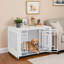 Meuble de cage en bois pour chien avec cage amovible-2259415-5052507