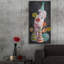  Art mural en métal «Bird On Vases» par Heather Gauthier, 24 po x 48 po