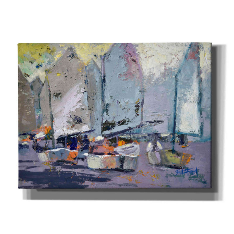 Reproduction sur toile tendue, H 12 po x l 16 po x P 0,75 po