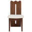 Chaise rembourrée en bois massif Kieran-610533849