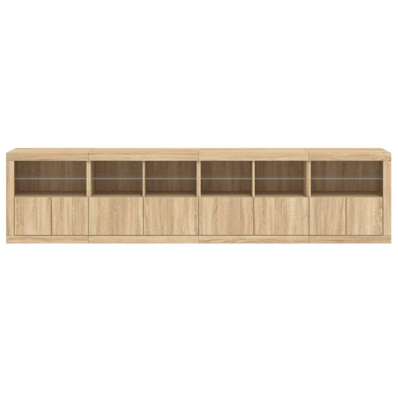Basilotto 283cm Sideboard, Sonoma Oak