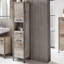 Harkon Wood Material Freestanding Linen Cabinet-66425907