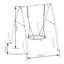 AXI Metal Swing Set with 1 Swing(s)