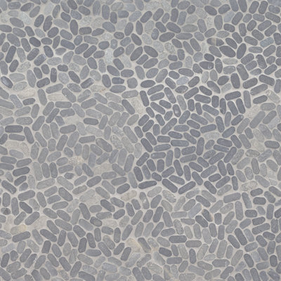 Marvella Pebble 12 in. x 12 in. Natural stone Mosaic Floor and Wall Tile
