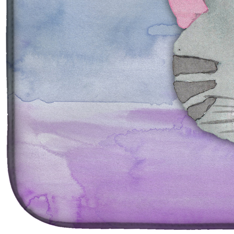 Tapis de séchage pour aquarelle chat facial