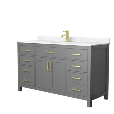Beckett 60" Single Bathroom Vanity Set