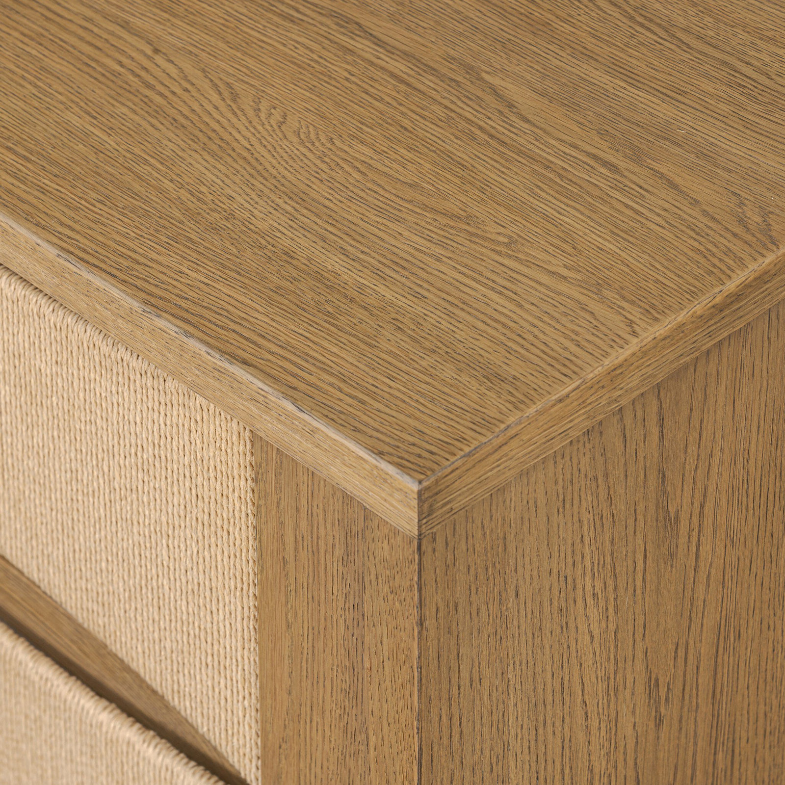 Natural Paper Cord Nightstand