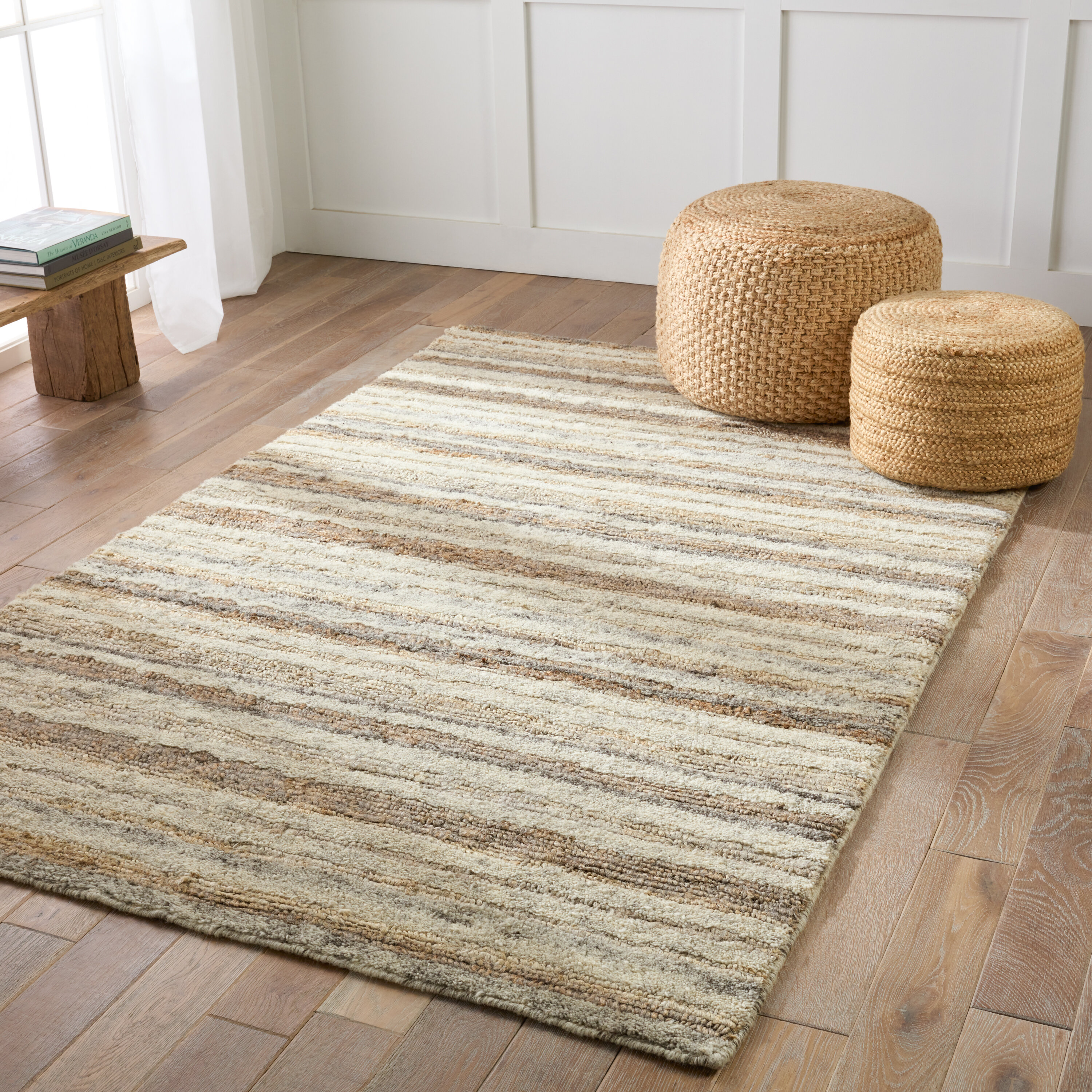 Gracie Oaks Handmade Cotton Rug