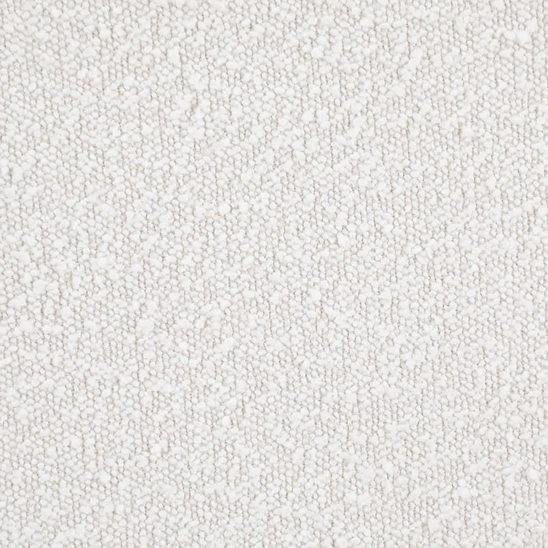 Lit plateforme tapissier Boucle, King, Crème