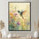 Carlson, colibri parmi les fleurs sauvages - Oiseaux, reproductions encadrées