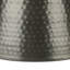 Table d'appoint, tambour, côté, bout, table de chevet, lampe, salon, chambre à coucher, métal gris, contemporain, moderne